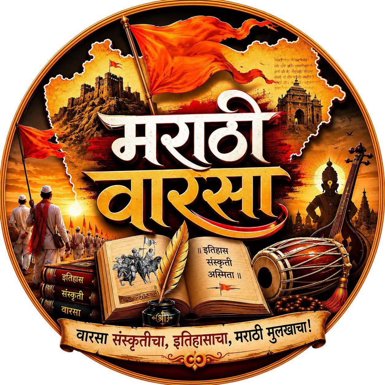 @MarathiWarasa Logo