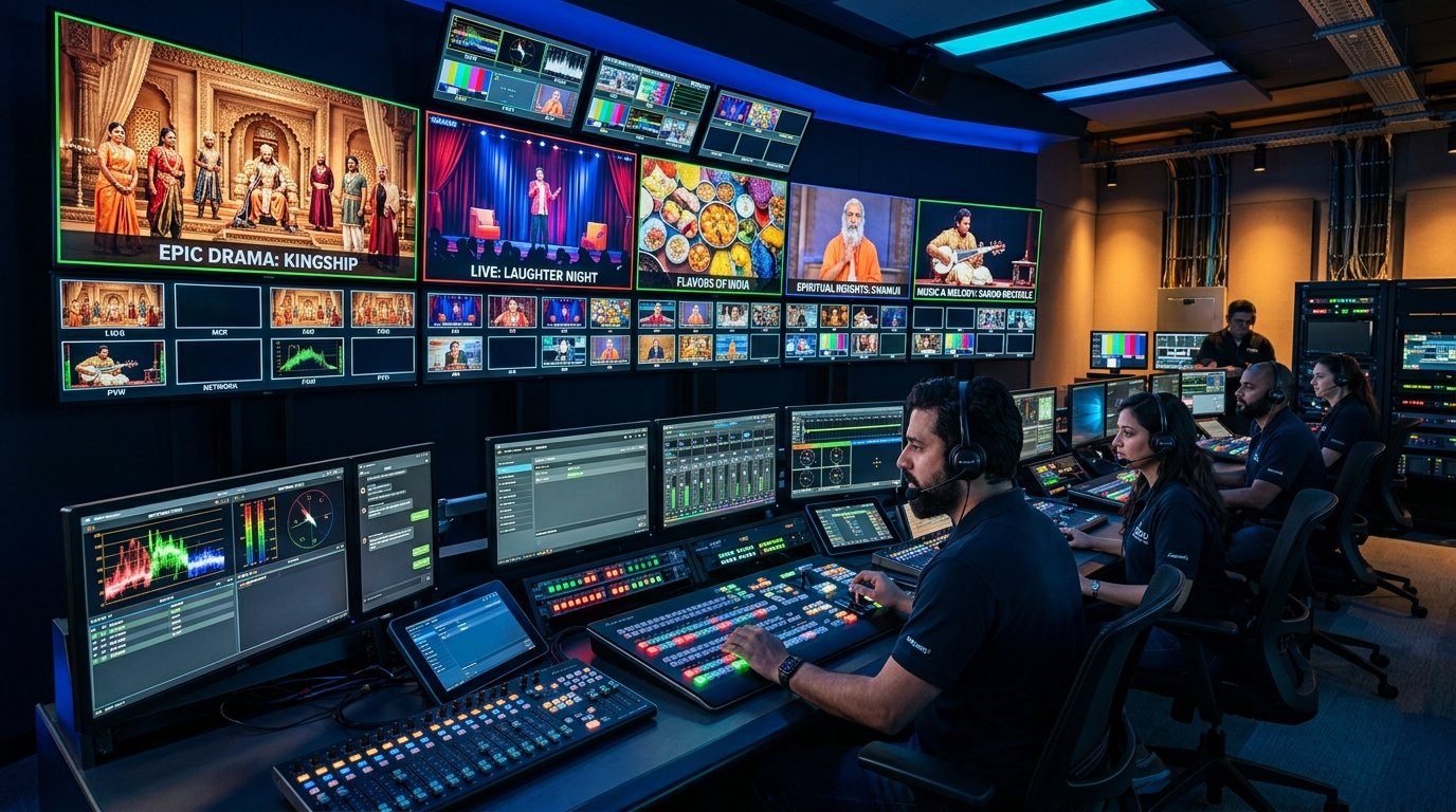 RudraAadya Digital Broadcast Master Control Center