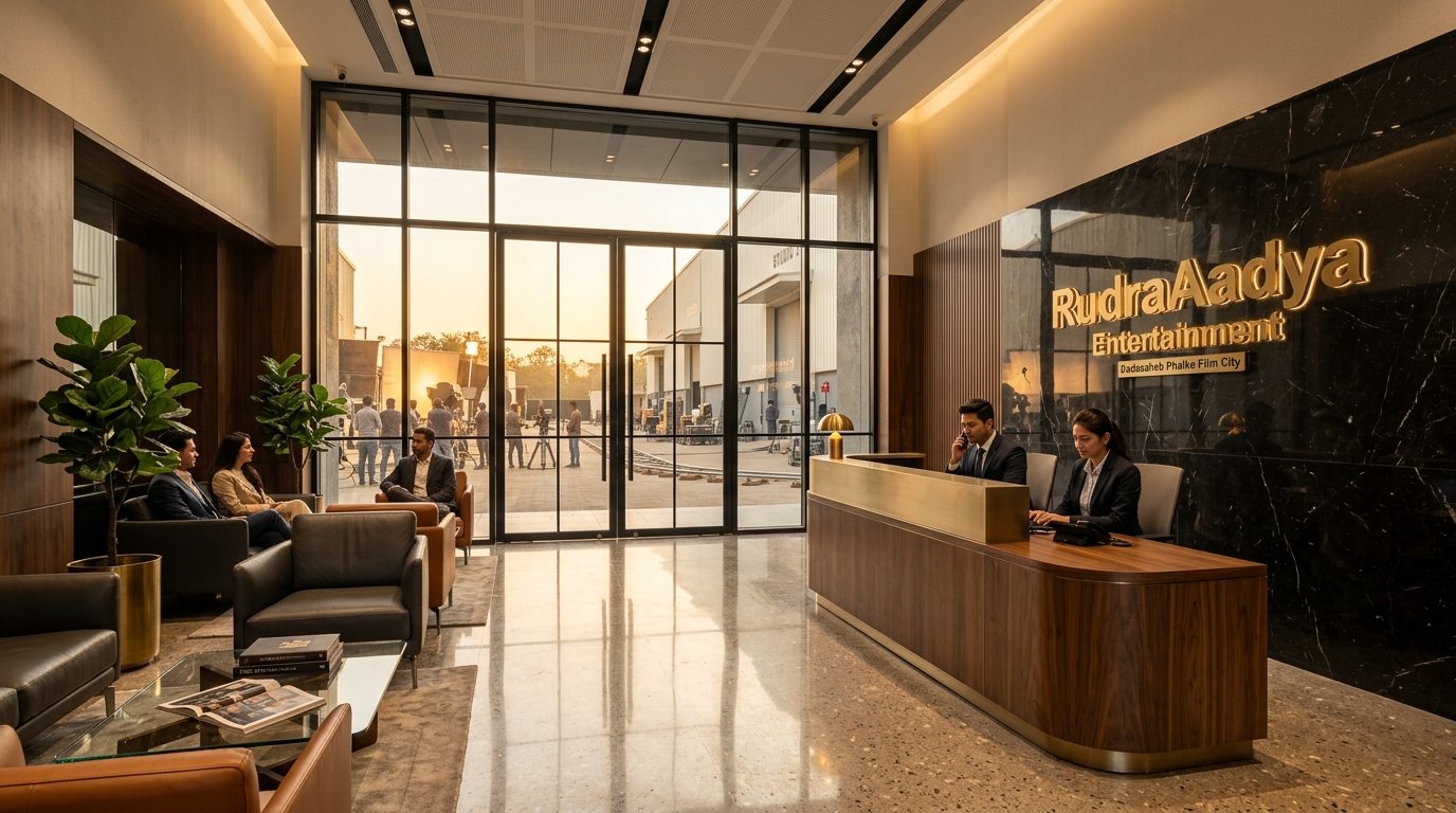 RudraAadya Studio Corporate Reception & Visitor Desk